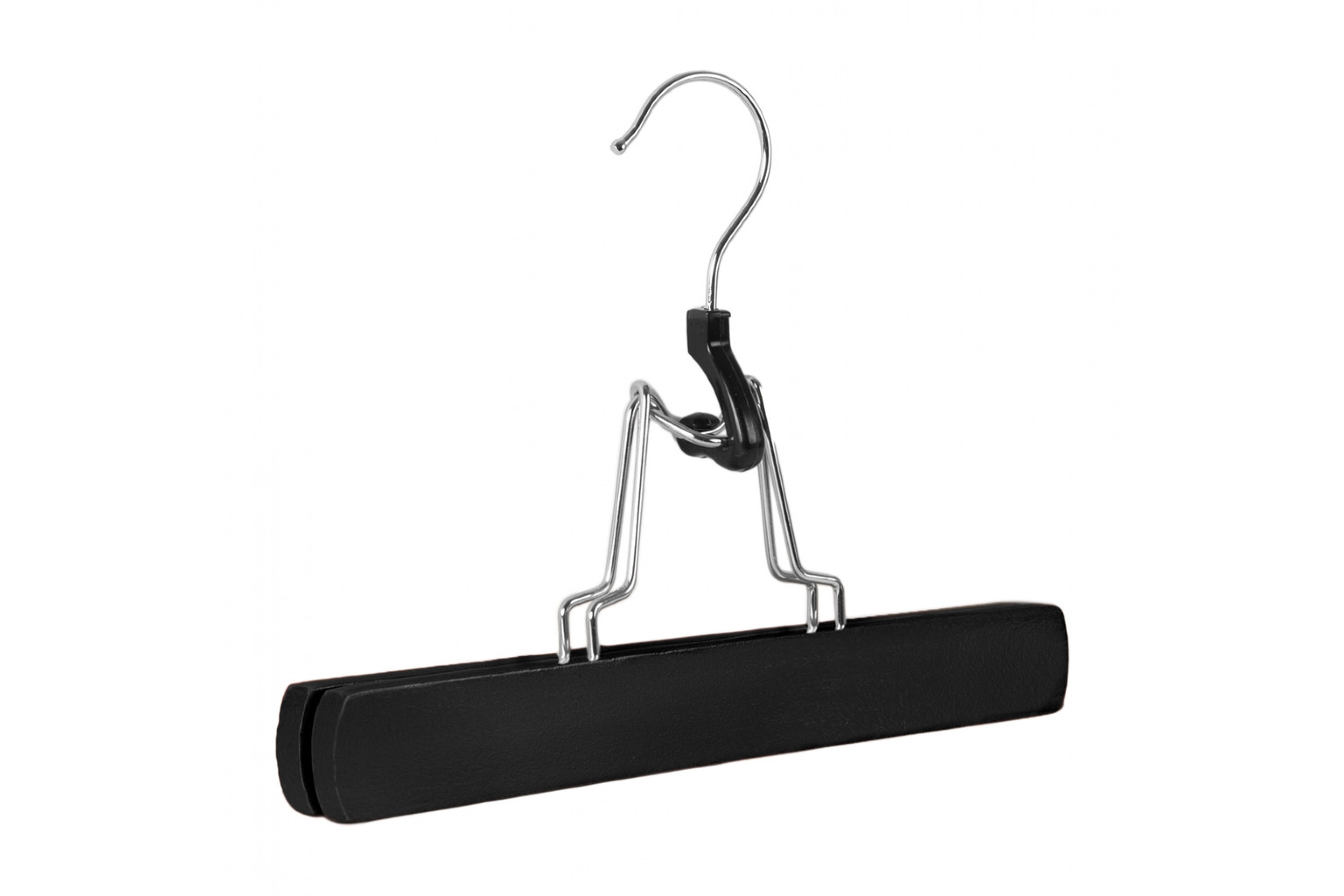 Skirt hangers black lacquered wood LGS00830